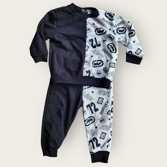 Ecko Unltd. Toddler Outfit Toddler Boys Sz 18 Months Sweater and Sweatpants - Picture 1 of 5
